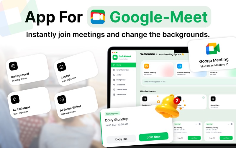 App for Google Meet • iPhone screenshot
