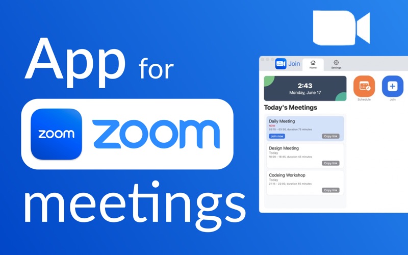 Join for Zoom Meetings Screenshot