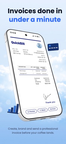 Invoice Maker Pro - QuickBill Screenshot 1 of 5