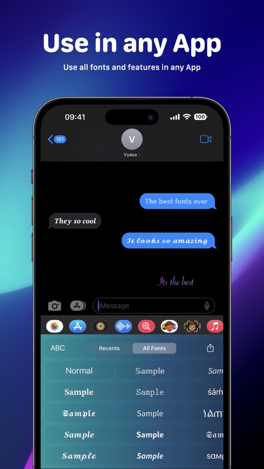 #7. Fonts Keyboard AI (iOS) 由: Vyasa