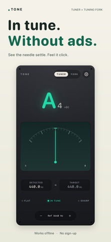 Tone – Chromatic Tuner Screenshot 1 of 3