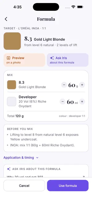Chroma IQ: Hair Stylist Tools screenshot 4
