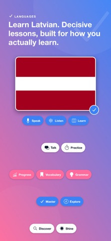 Speak Latvian - NowFluency iPhone screenshot