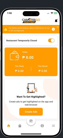 CamotesGO Resturant screenshot