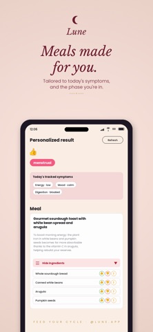 LUNE - Sync Your Cycle Screenshot 1 of 3