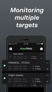 autoweb - website monitor iphone screenshot 2