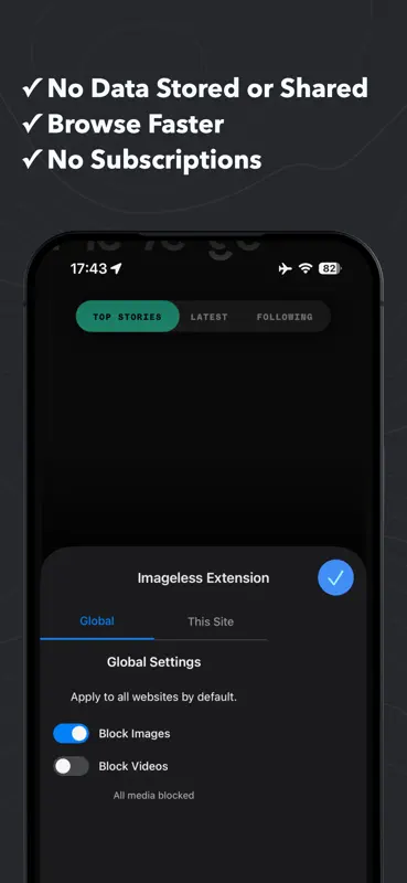 Imageless - Image Blocker screenshot 5 of 5