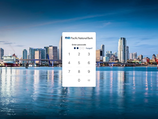 Pacific National Bank iPad screenshot 2 - Finance app