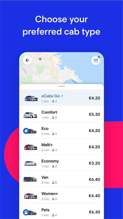 eCabs: Request a Ride