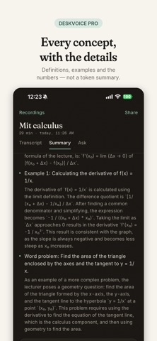 DeskVoice: AI Meeting Notes Screenshot 5 of 8
