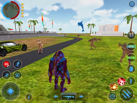 Gangster Fish Head:City Battle iPad screenshot 3 - Games app