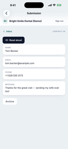 OwnSites Provider screenshot