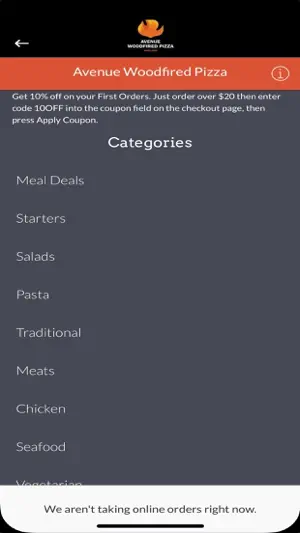 Avenue Woodfired Pizza screenshot 2