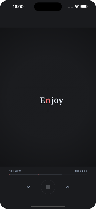 Stasis: RSVP Speed Reader Screenshot 1 of 7