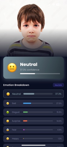 Real Emotion Detector screenshot