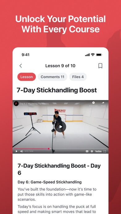 Hockey Training HQ iPhone screenshot 5 - Sports app