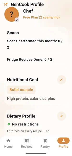 Gencook-AI Recipe Assistant screenshot 4