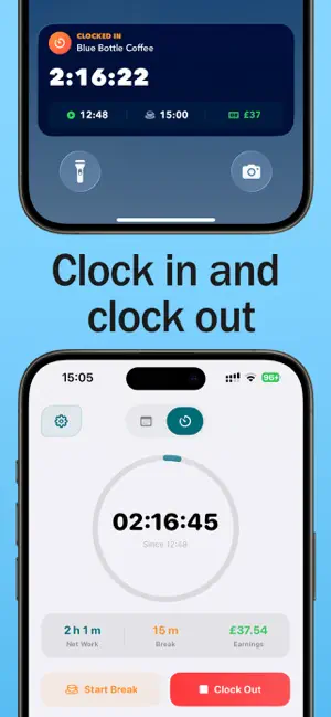 Hours Tracker: Shift Clock In screenshot 2