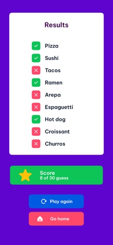 Guess who I am game - words up iPhone screenshot