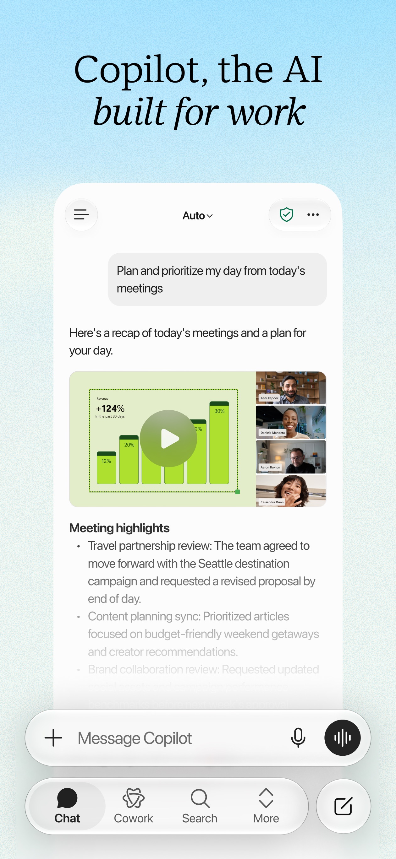 Screenshot 1 of Microsoft Copilot