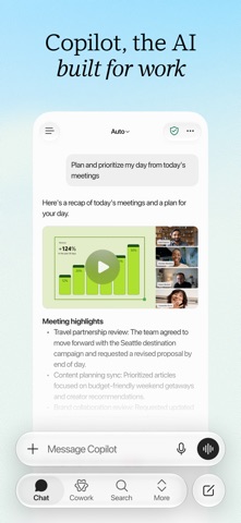 Microsoft Copilot app screenshot
