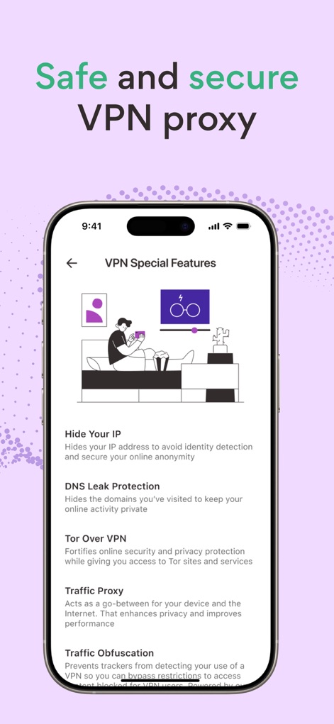 VPN 360: Super Fast VPN Proxy - Erweiterte Sicherheitsfunktionen
