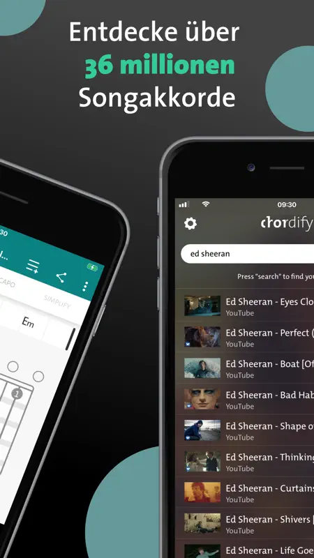 Chordify: Songs, Chords, Tuner screenshot 2 of 7