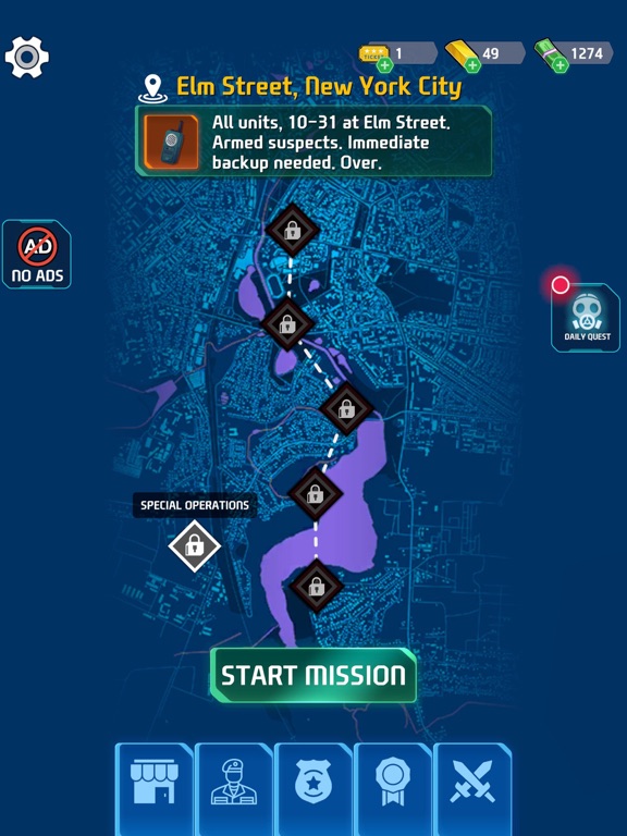 Cop Pursuit: Gun Shooting iPad screenshot 8 - Games app