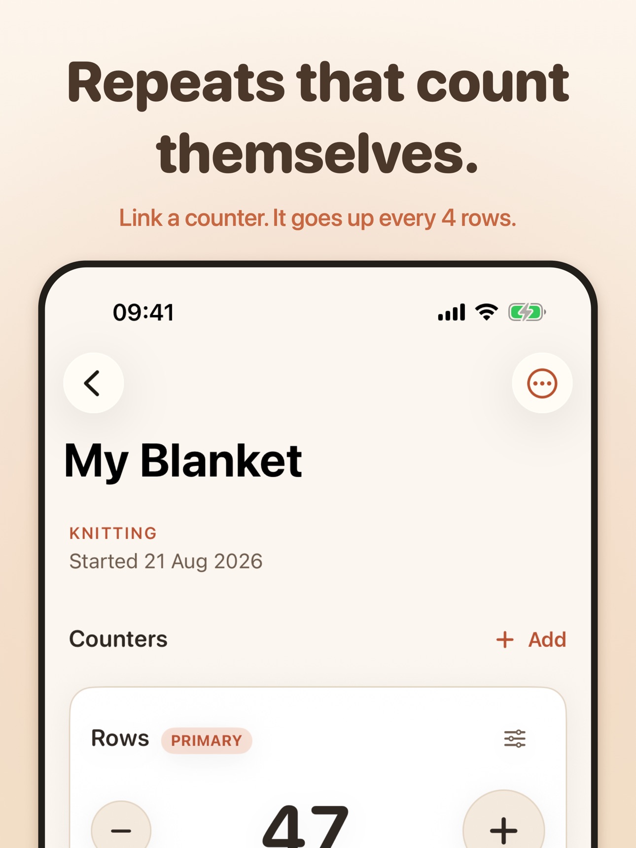 Screenshot 10 of Yarna: Knitting Row Counter