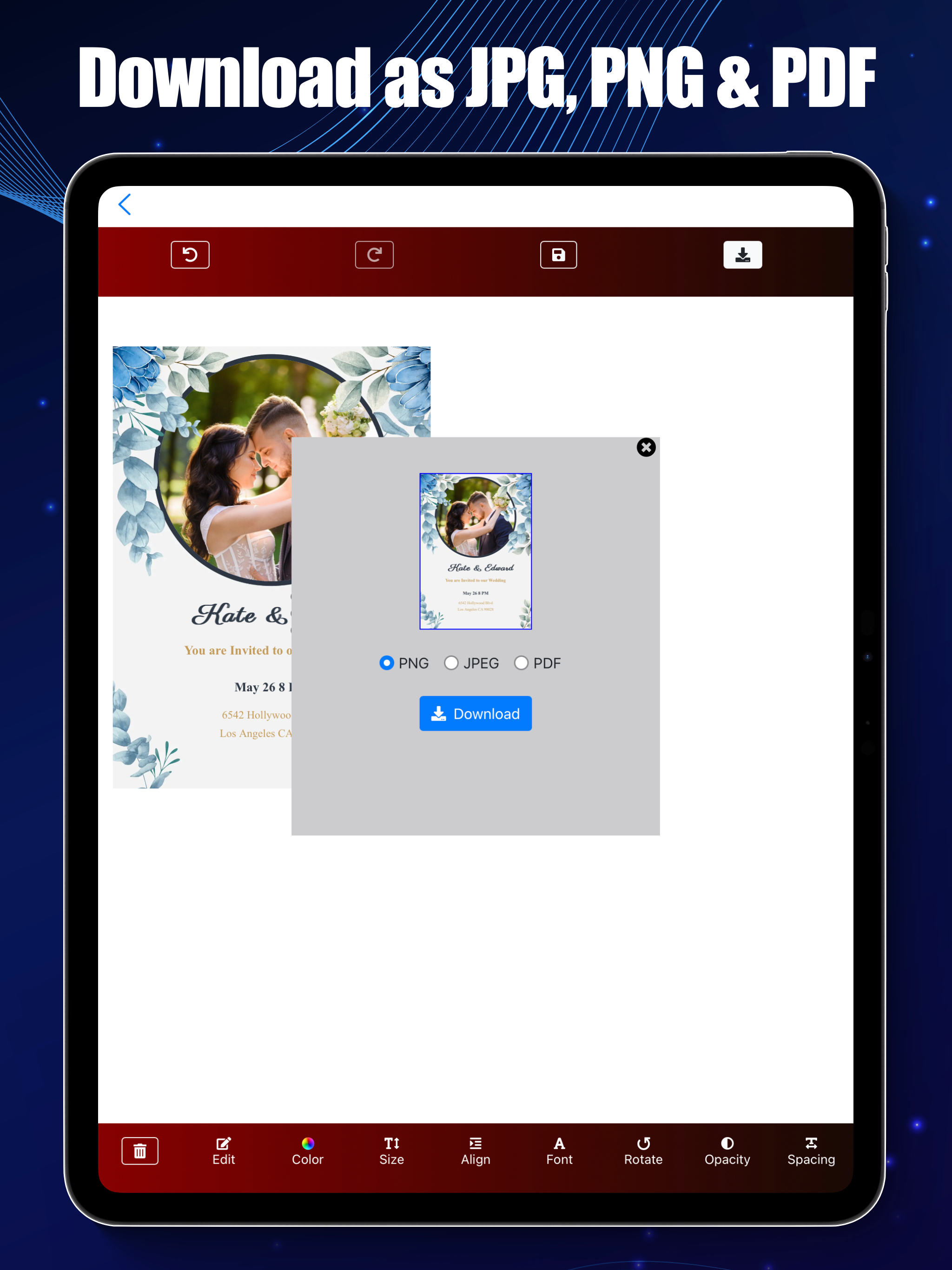 Wedding Invitation - Design