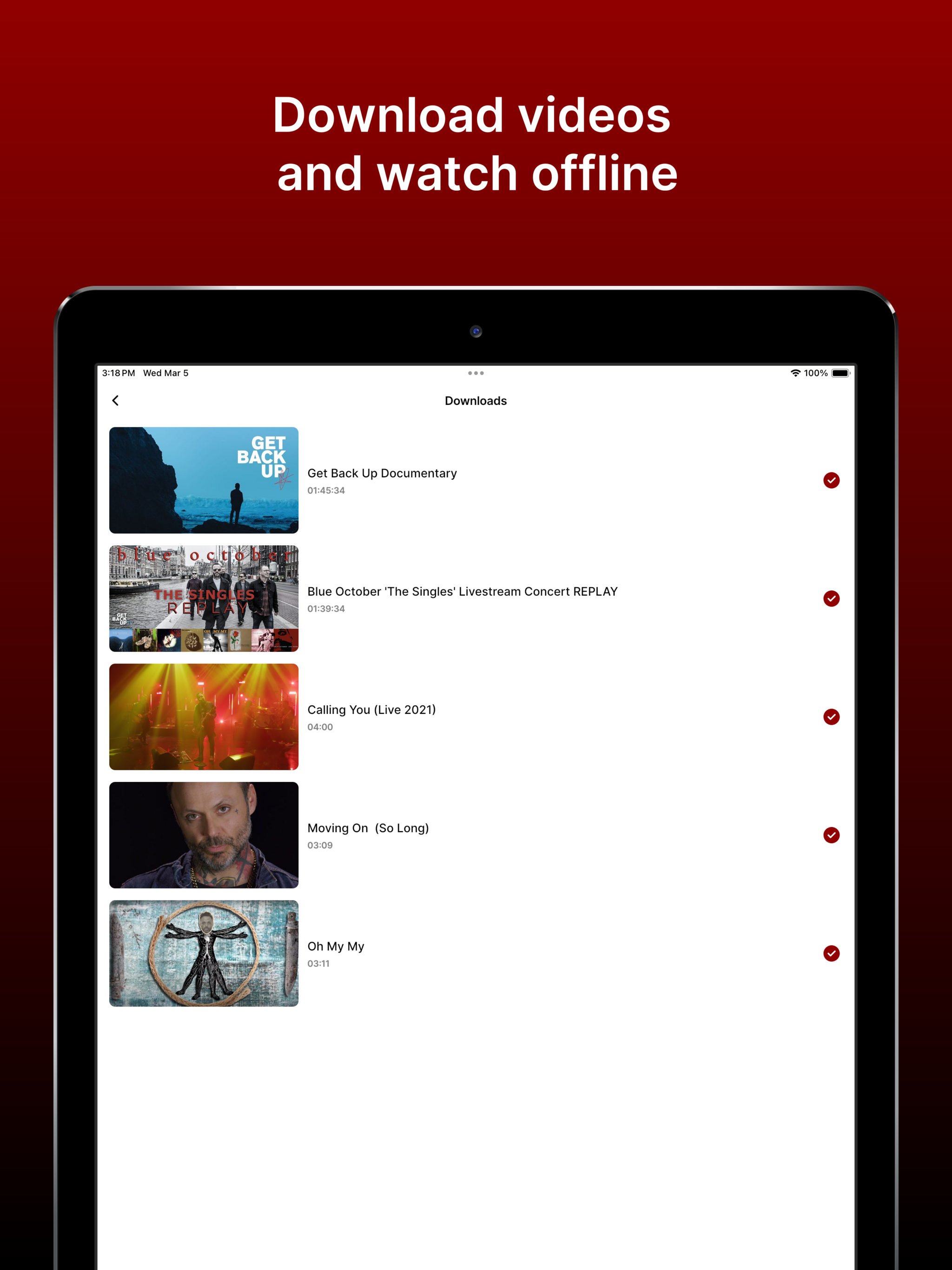 Blue October TV