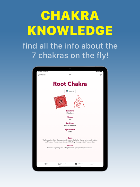Chakra Meditation Balancing iPad screenshot 5 - Health & Fitness app