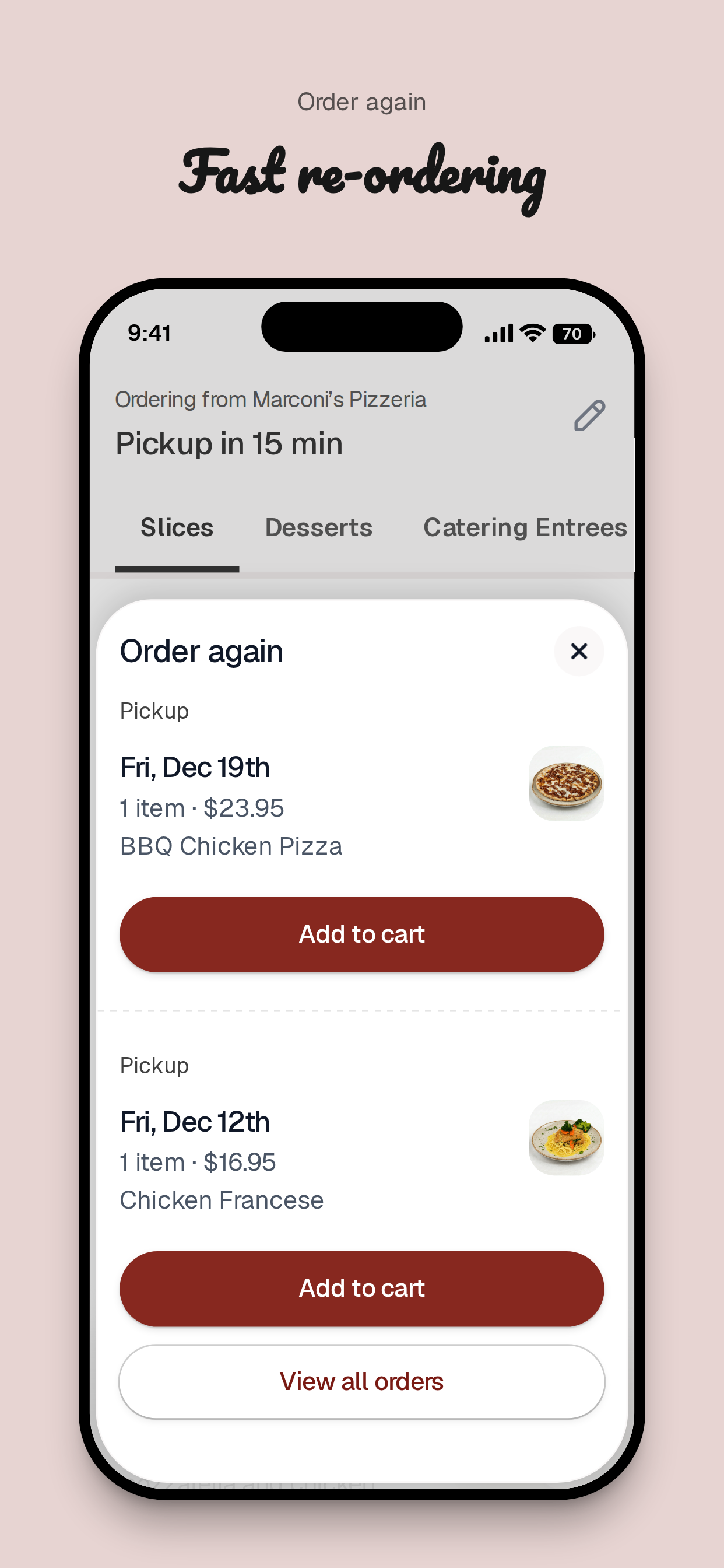 Marconi’s Pizzeria&Restaurant screenshot 4
