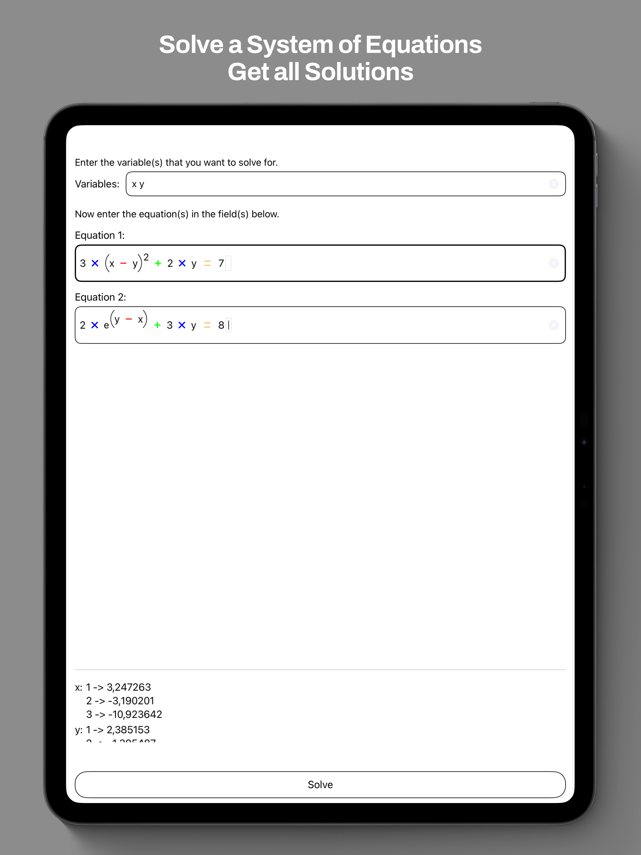 Numerical Solver screenshot 11