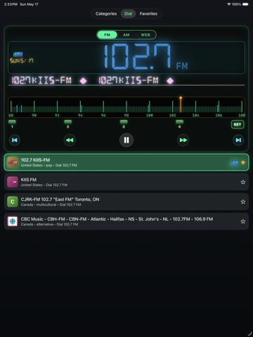 Gamma iPad screenshot
