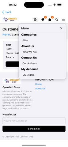 OpendartShop screenshot