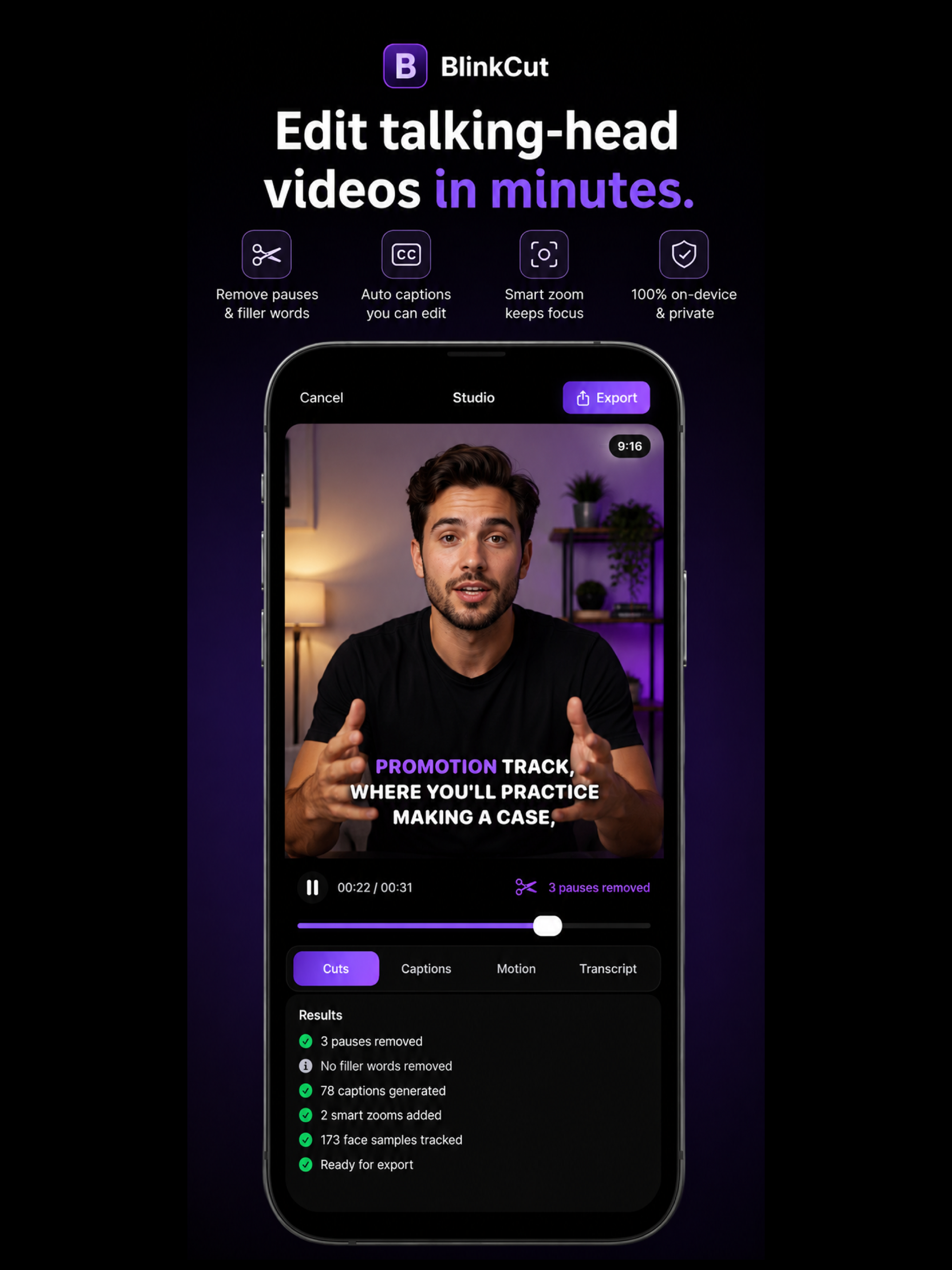 BlinkCut screenshot 7