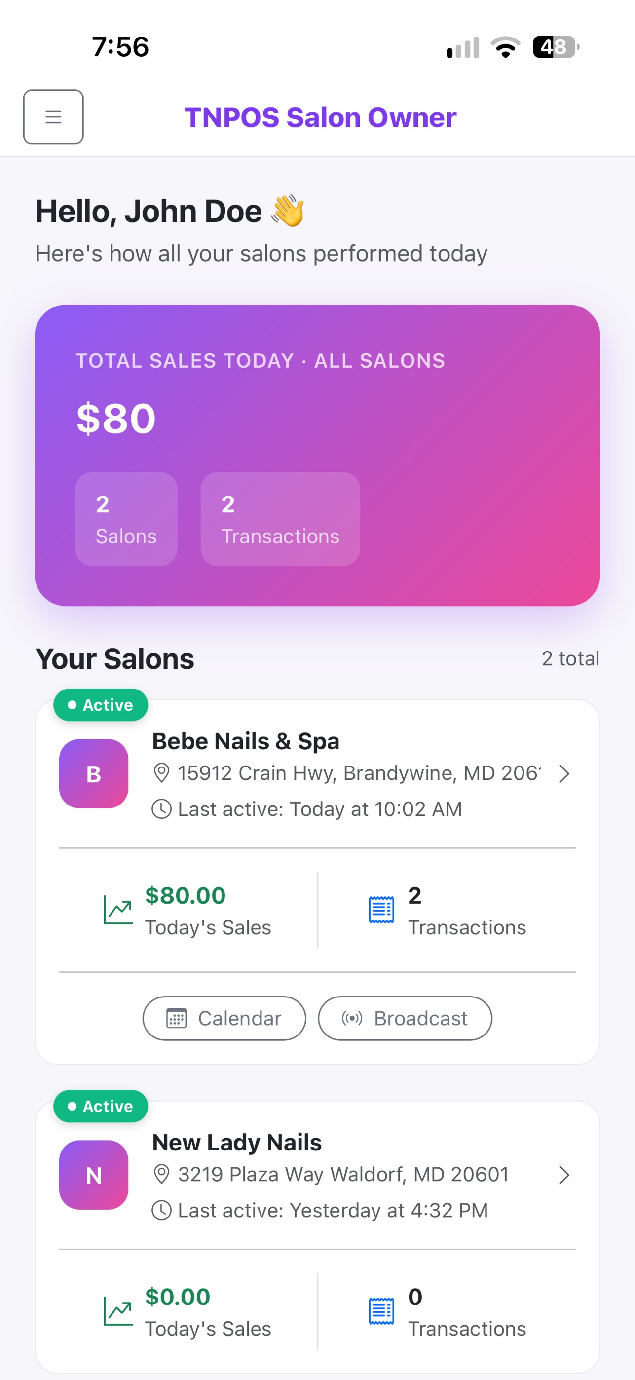 Screenshot 4 of TNPOS Salon Owner