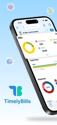 Bill Payment Reminder, Budgets screenshot