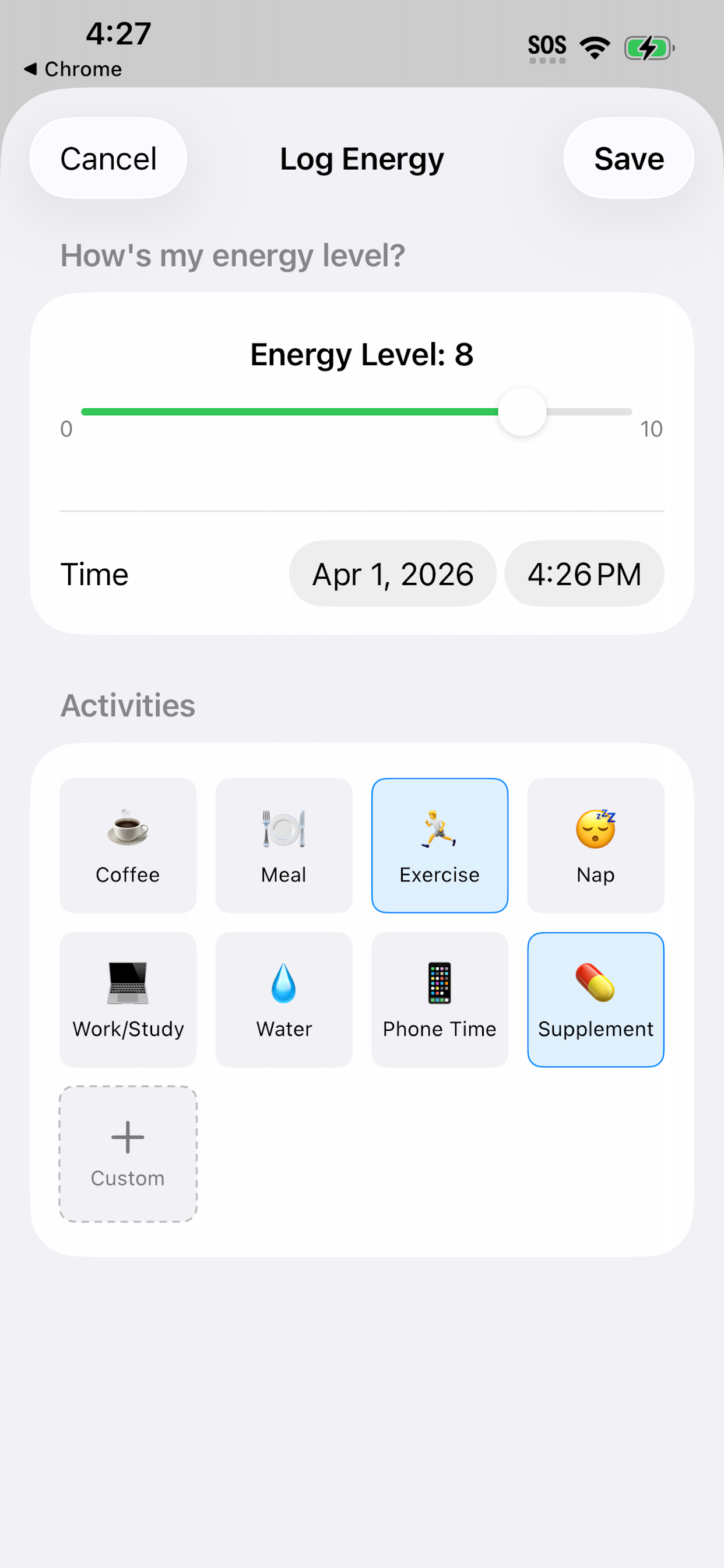 Energy Logger
