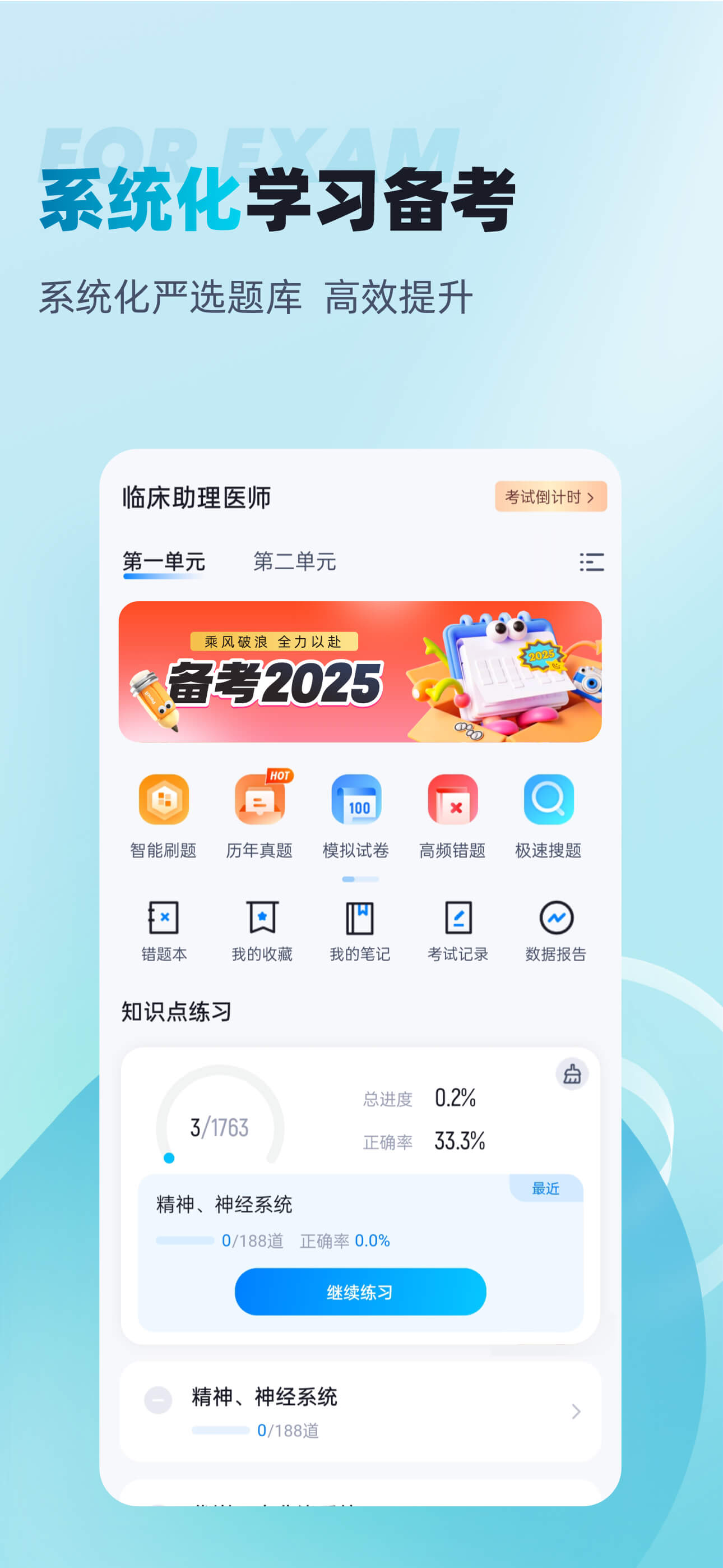 临床助理医师聚题库-备考大全