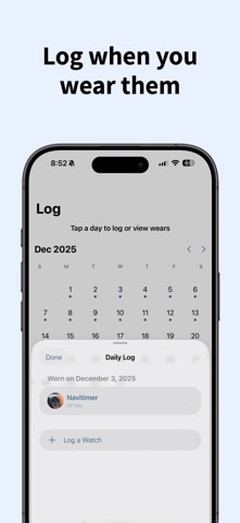 WristTime - Watch Wear Tracker Screenshot 6 of 8