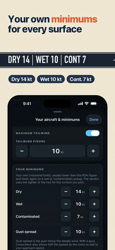 Crosscheck Crosswind Rechner screenshot 7 of 8