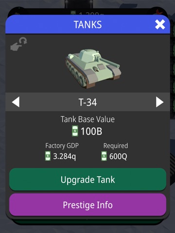 Idle Tanks: War Factory iPad screenshot