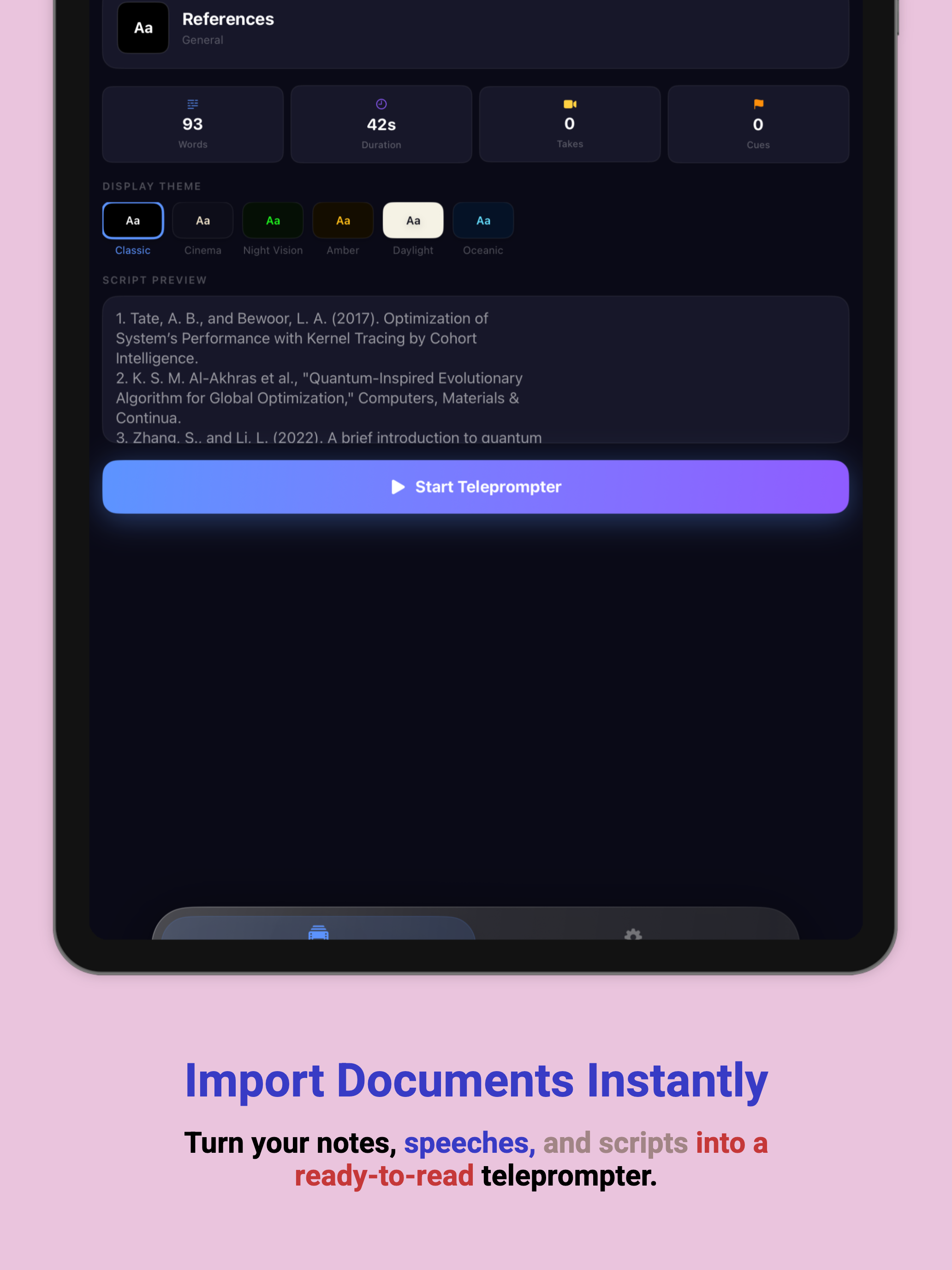 Teleprompter Pro: Read Script