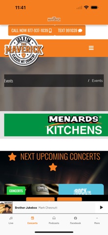 103.9 The Maverick iPhone screenshot