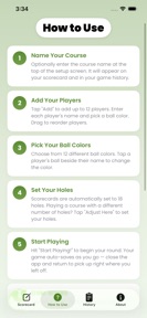 PuttCaddy: Mini Golf Scorecard screenshot