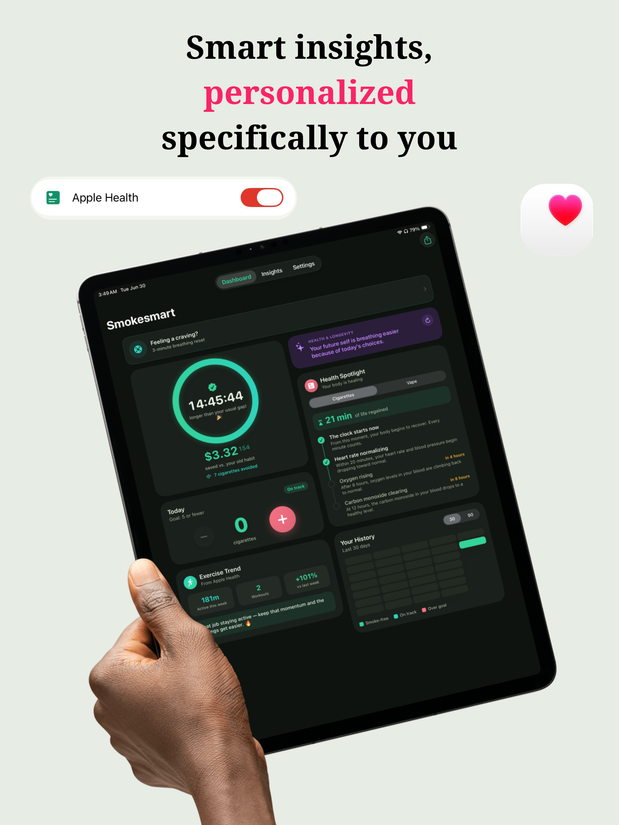 SmokeSmart: smoking tracker screenshot 13