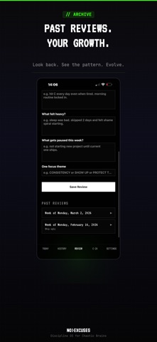 NO>EXCUSES screenshot