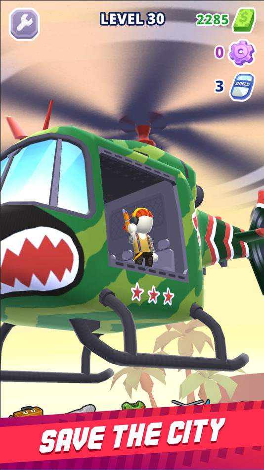 #2. HellCopter (iOS) 由: SayGames LTD